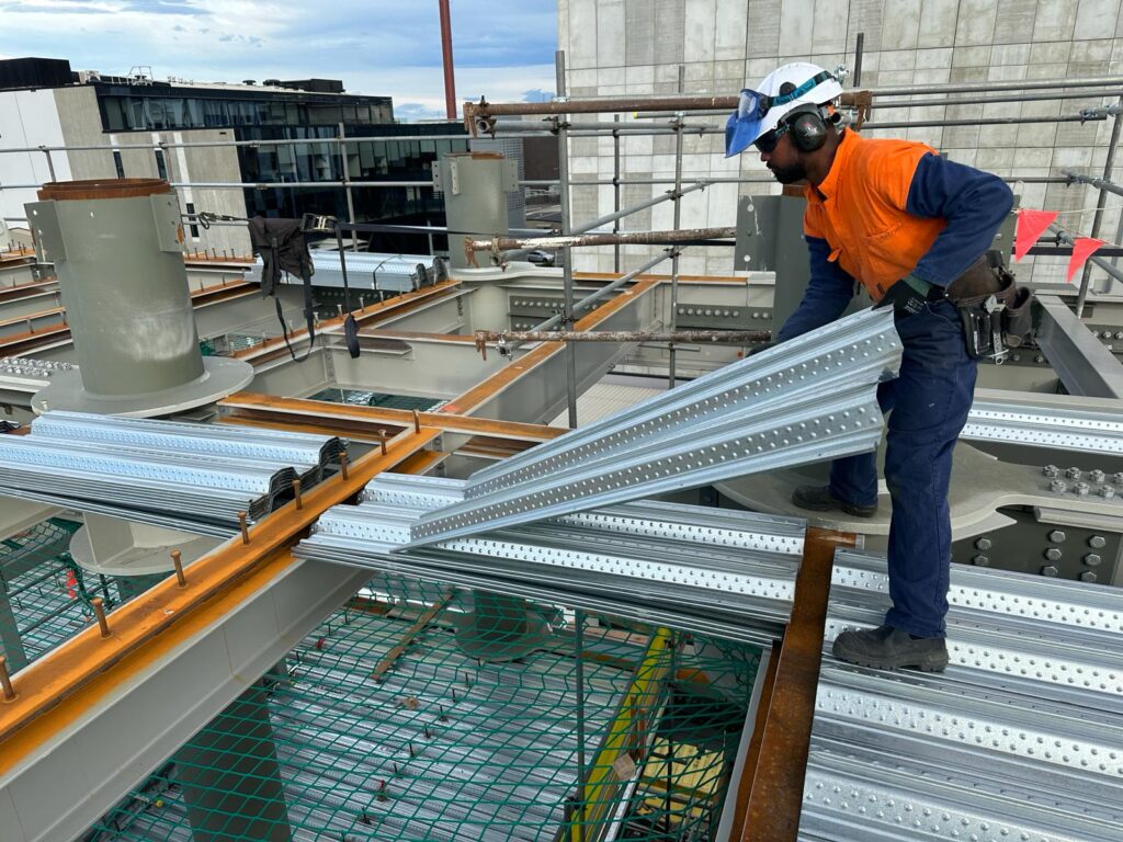 Composite metal decking